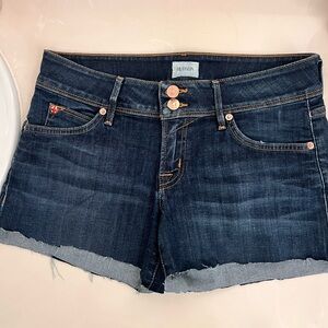 Hudson Jeans Dark Blue Denim Cutoff Shorts- size 26 cute!!